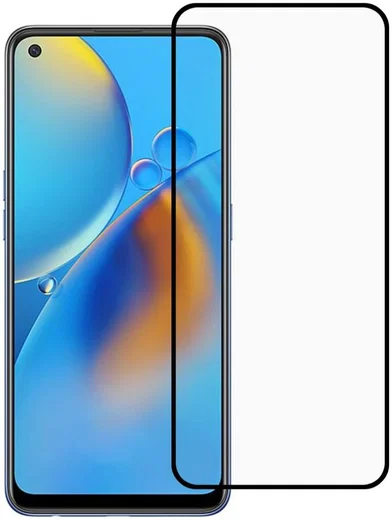 Oppo A74 4G Screenprotector Volledig Scherm Tempered Glass afbeelding 1