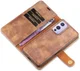 OnePlus 9 Hoesje 2-in-1 Book Case en Back Cover Bruin afbeelding 2