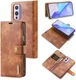 OnePlus 9 Hoesje 2-in-1 Book Case en Back Cover Bruin afbeelding 6