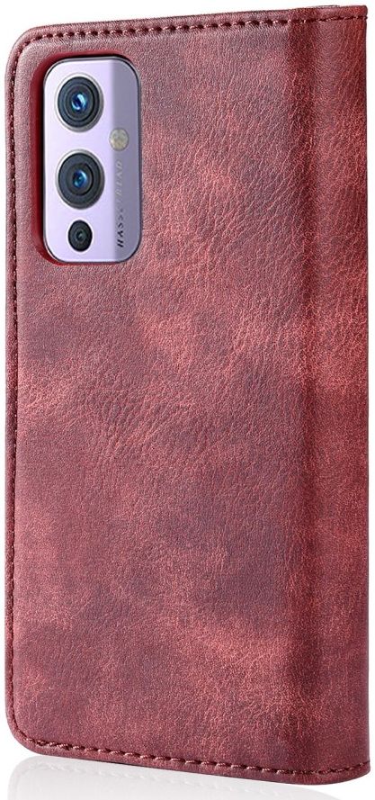 OnePlus 9 Hoesje 2-in-1 Book Case en Back Cover Rood afbeelding 8