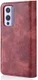 OnePlus 9 Hoesje 2-in-1 Book Case en Back Cover Rood afbeelding 8