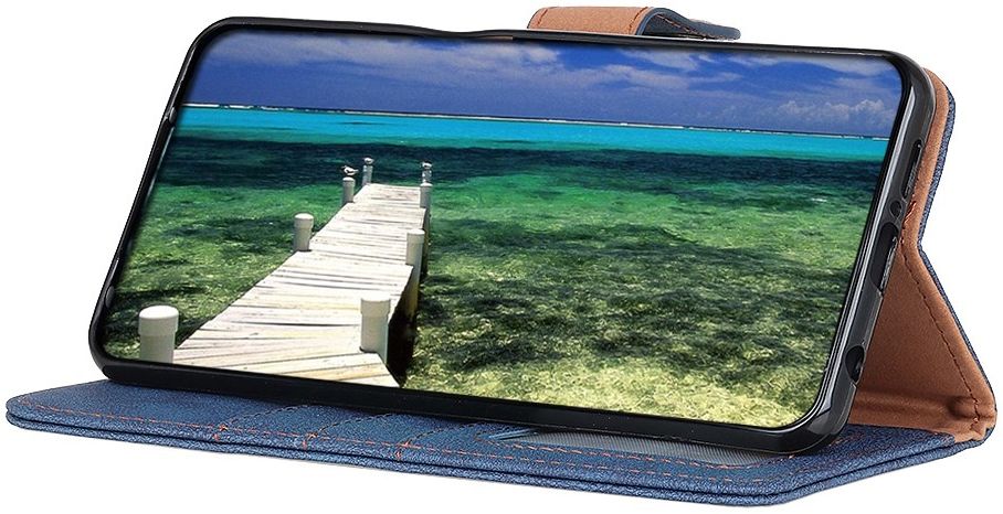 KHAZNEH Nokia 6.3 / G10 / G20 Hoesje Retro Portemonnee Book Case Blauw afbeelding 7