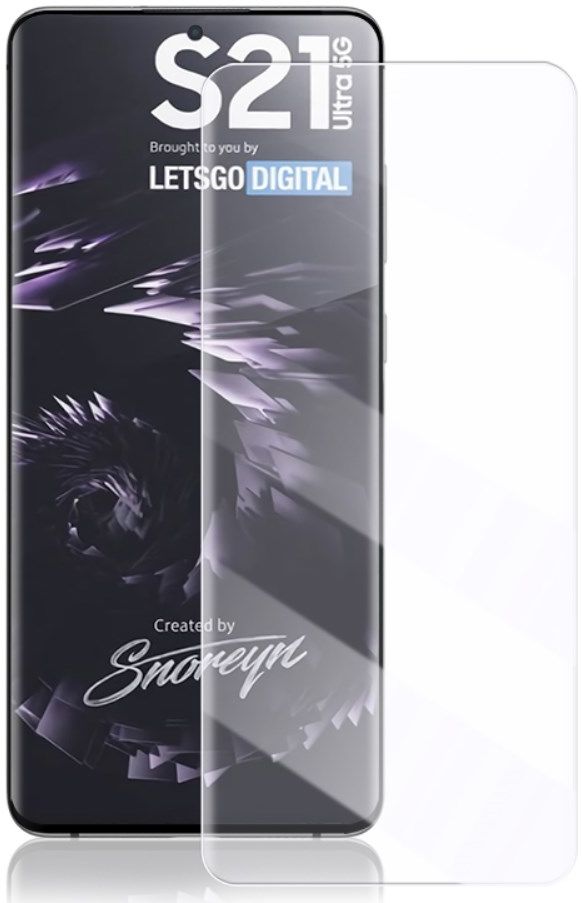 Samsung Galaxy S21 Ultra Screen Protector Tempered UV Glass Full Cover afbeelding 1