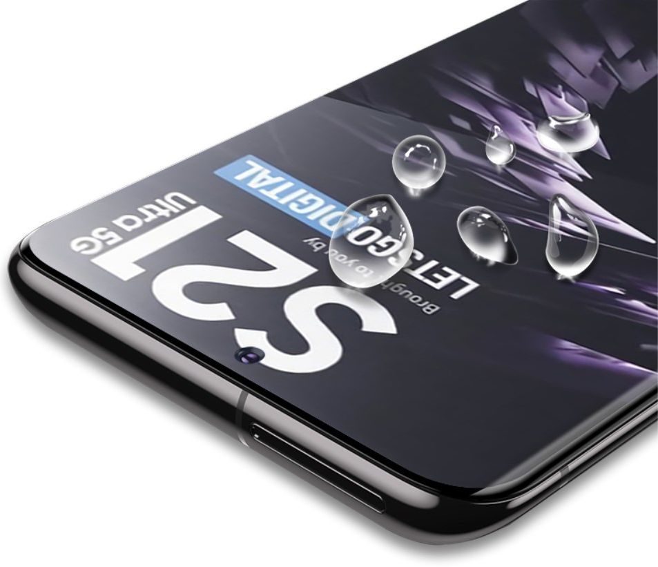 Samsung Galaxy S21 Ultra Screen Protector Tempered UV Glass Full Cover afbeelding 6