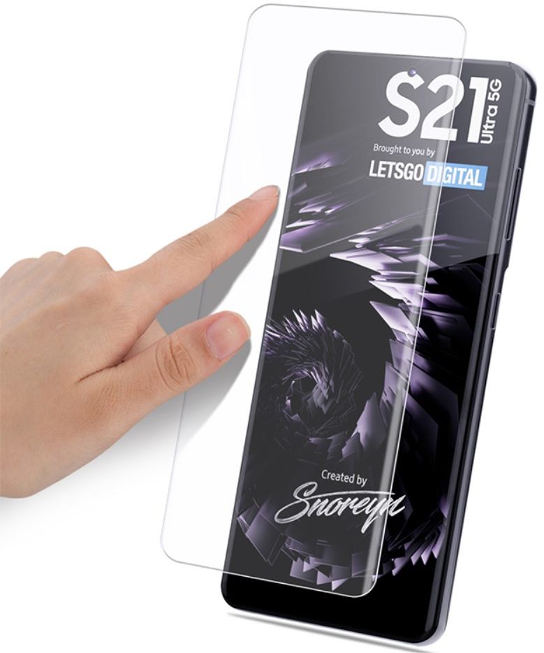 Samsung Galaxy S21 Ultra Screen Protector Tempered UV Glass Full Cover afbeelding 8