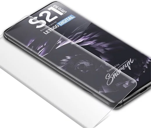 Samsung Galaxy S21 Ultra Screen Protector Tempered UV Glass Full Cover afbeelding 10