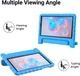 Samsung Galaxy Tab S6 Kinder Tablethoes met Handvat Blauw afbeelding 5