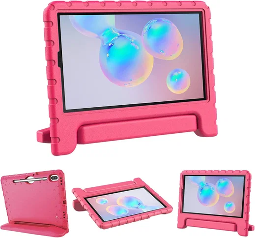 Samsung Galaxy Tab S6 Kinder Tablethoes met Handvat Roze afbeelding 7
