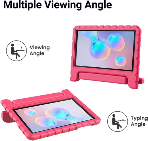 Samsung Galaxy Tab S6 Kinder Tablethoes met Handvat Roze afbeelding 4