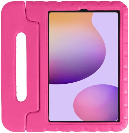 Samsung Galaxy Tab S6 Kinder Tablethoes met Handvat Roze afbeelding 1