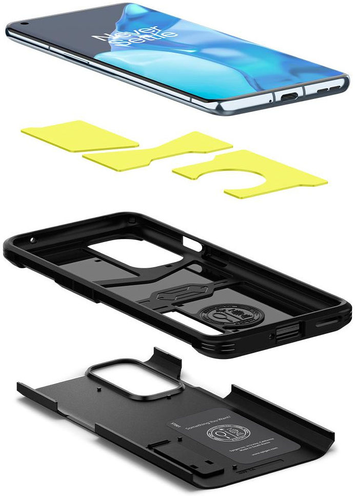 Spigen Tough Armor OnePlus 9 Pro Hoesje Back Cover Zwart afbeelding 10