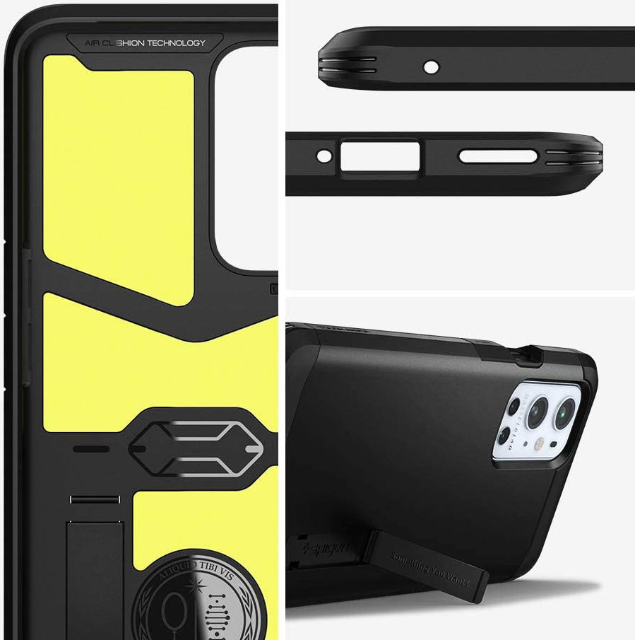Spigen Tough Armor OnePlus 9 Pro Hoesje Back Cover Zwart afbeelding 6