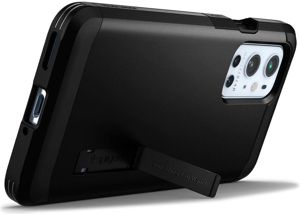 Spigen Tough Armor OnePlus 9 Pro Hoesje Back Cover Zwart afbeelding 3