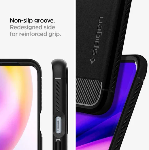 Spigen Rugged Armor OnePlus 9 Pro Hoesje Back Cover Zwart afbeelding 6