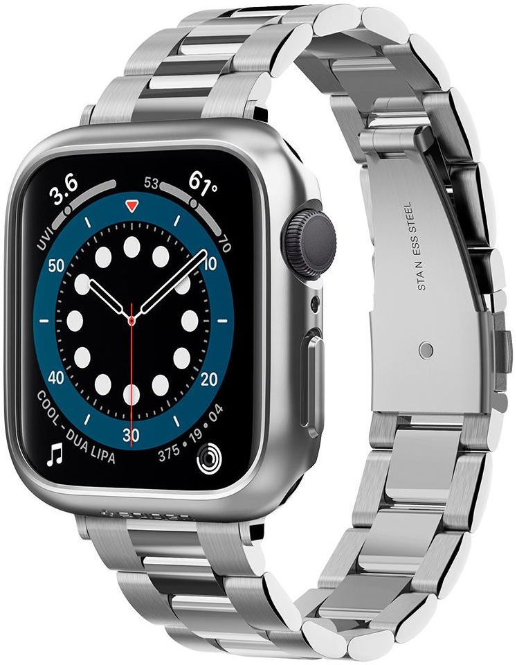 Spigen Thin Fit Apple Watch 40MM Hoesje Hard Plastic Bumper Grijs afbeelding 1