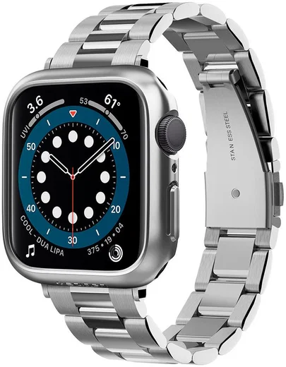 Spigen Thin Fit Apple Watch 40MM Hoesje Hard Plastic Bumper Grijs afbeelding 1