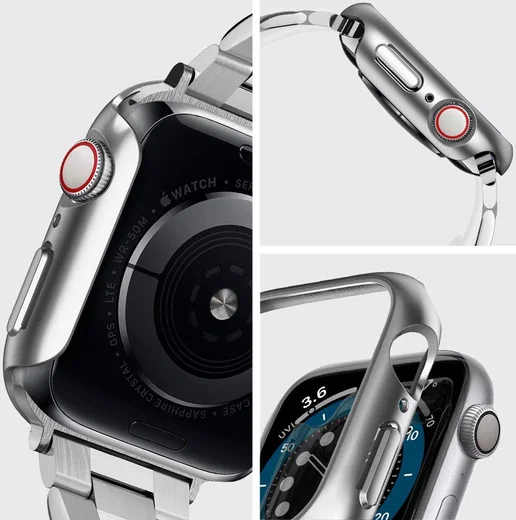 Spigen Thin Fit Apple Watch 40MM Hoesje Hard Plastic Bumper Grijs afbeelding 5