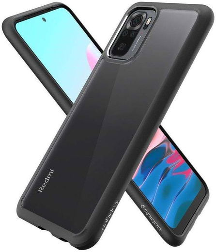 Spigen Ultra Hybrid Xiaomi Redmi Note 10 / 10S Hoesje Back Cover Zwart afbeelding 11