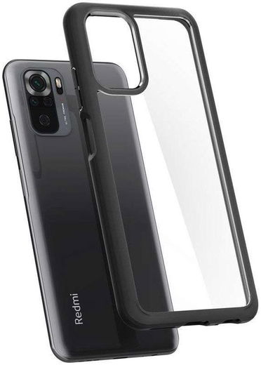 Spigen Ultra Hybrid Xiaomi Redmi Note 10 / 10S Hoesje Back Cover Zwart afbeelding 2