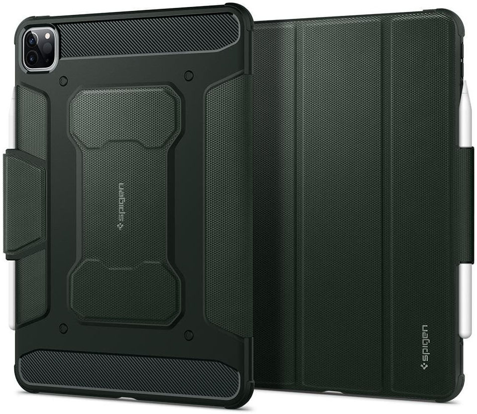 Spigen Rugged Armor Pro Apple iPad Pro 11 (2018/2020/2021) Hoes Groen afbeelding 2