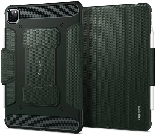 Spigen Rugged Armor Pro Apple iPad Pro 11 (2018/2020/2021) Hoes Groen afbeelding 2