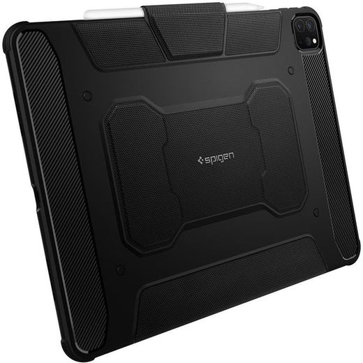 Spigen Rugged Armor Pro Apple iPad Pro 12.9 (2021) Hoes Zwart afbeelding 2