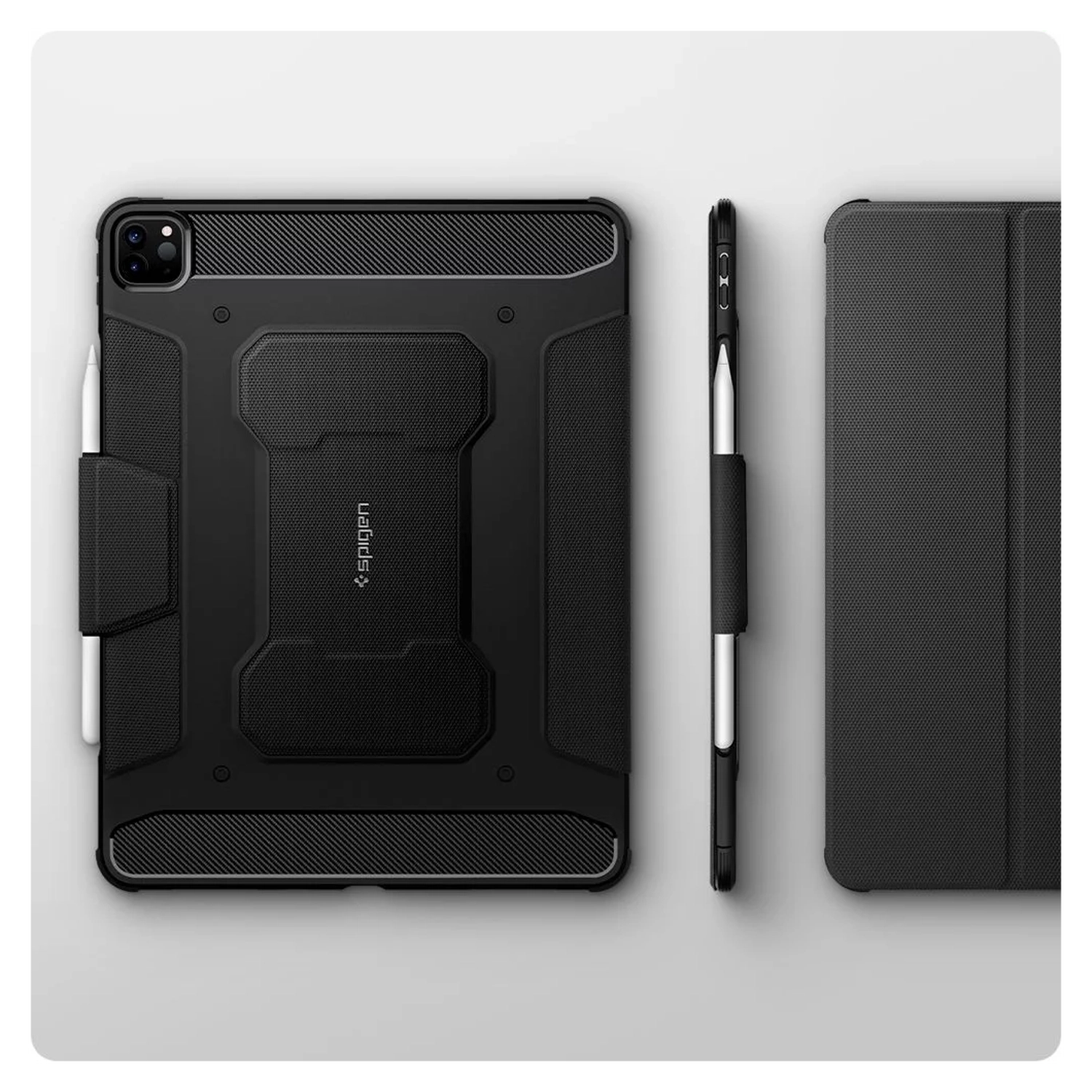 Spigen Rugged Armor Pro Apple iPad Pro 12.9 (2021) Hoes Zwart afbeelding 8