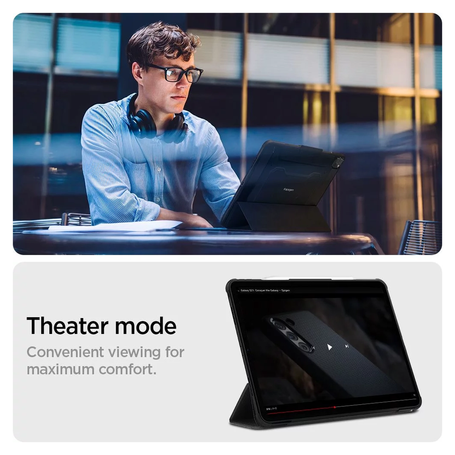 Spigen Rugged Armor Pro Apple iPad Pro 12.9 (2021) Hoes Zwart afbeelding 11