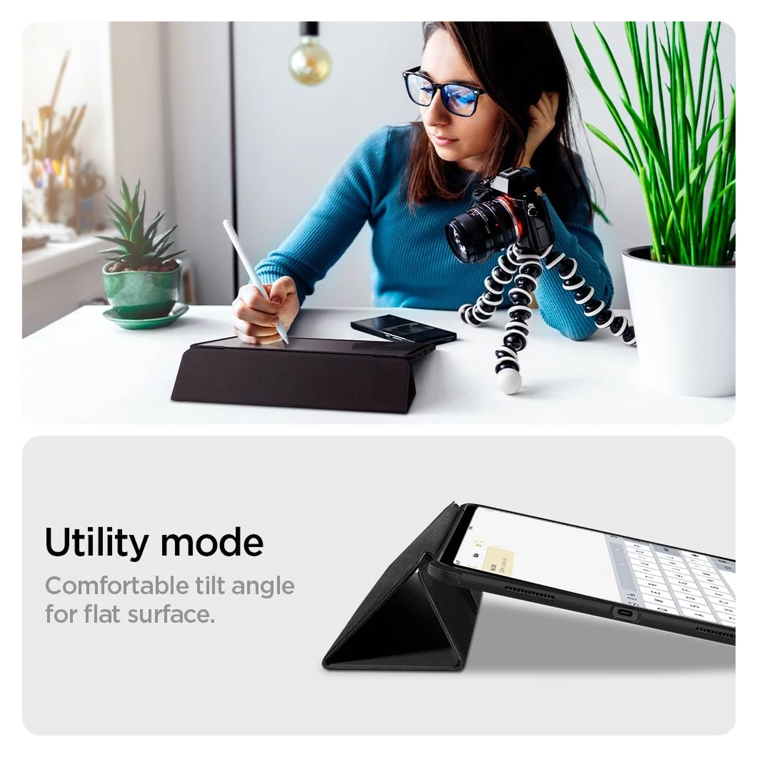 Spigen Rugged Armor Pro Apple iPad Pro 12.9 (2021) Hoes Zwart afbeelding 12