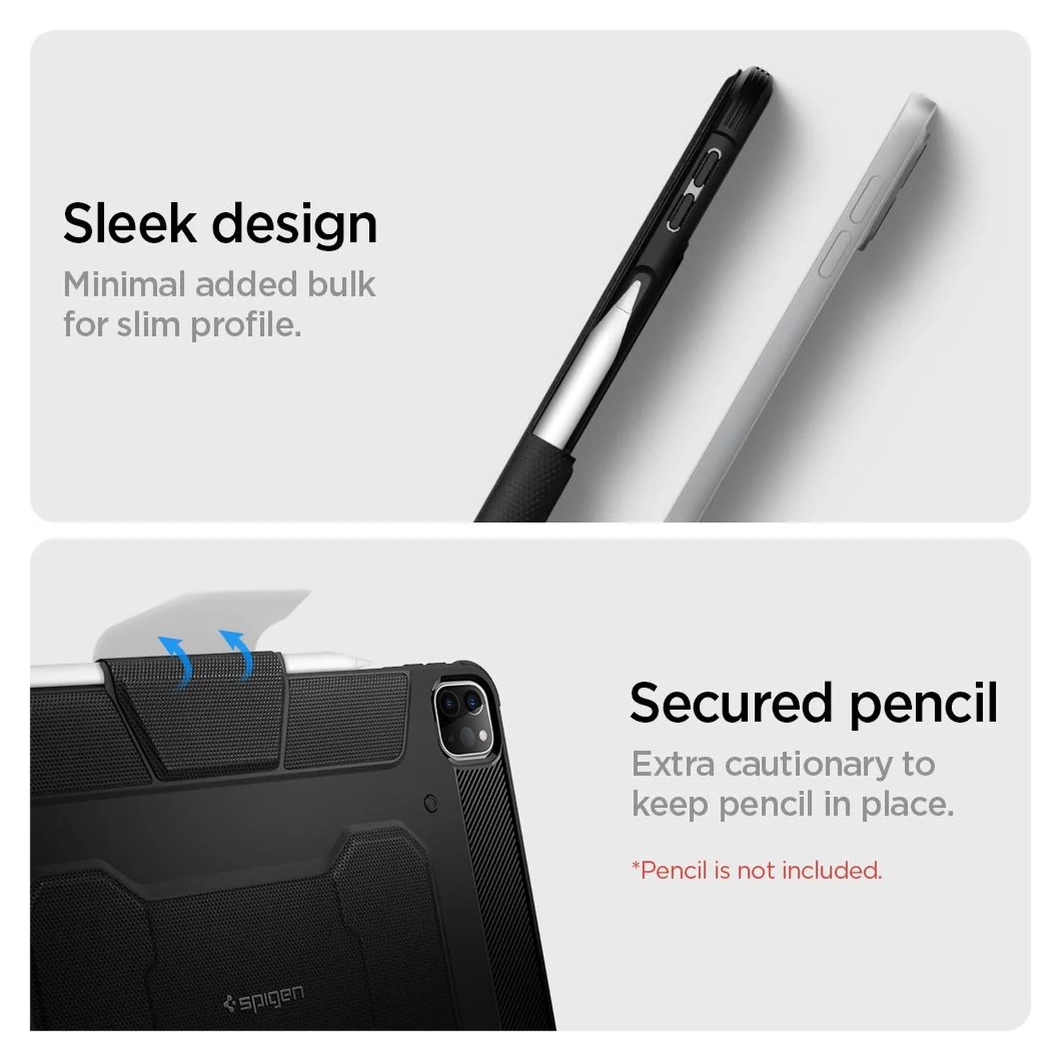 Spigen Rugged Armor Pro Apple iPad Pro 12.9 (2021) Hoes Zwart afbeelding 13