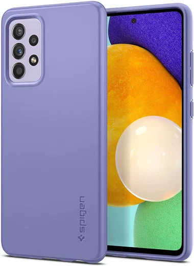 Spigen Thin Fit Samsung Galaxy A52 / A52S Hoesje Back Cover Violet afbeelding 1