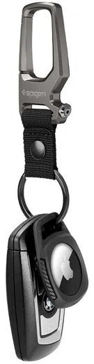 Spigen Rugged Armor Apple AirTag Hoesje Matte Zwart afbeelding 4