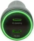 4smarts USB-C Dubbele Auto 45W Snellader Power Delivery Zwart afbeelding 2