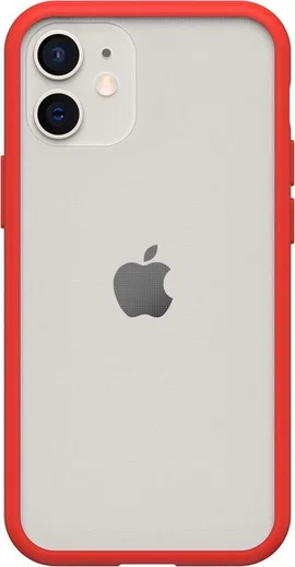 OtterBox React Apple iPhone 12 / 12 Pro Hoesje Transparant Rood afbeelding 2