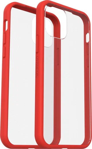 OtterBox React Apple iPhone 12 / 12 Pro Hoesje Transparant Rood afbeelding 3