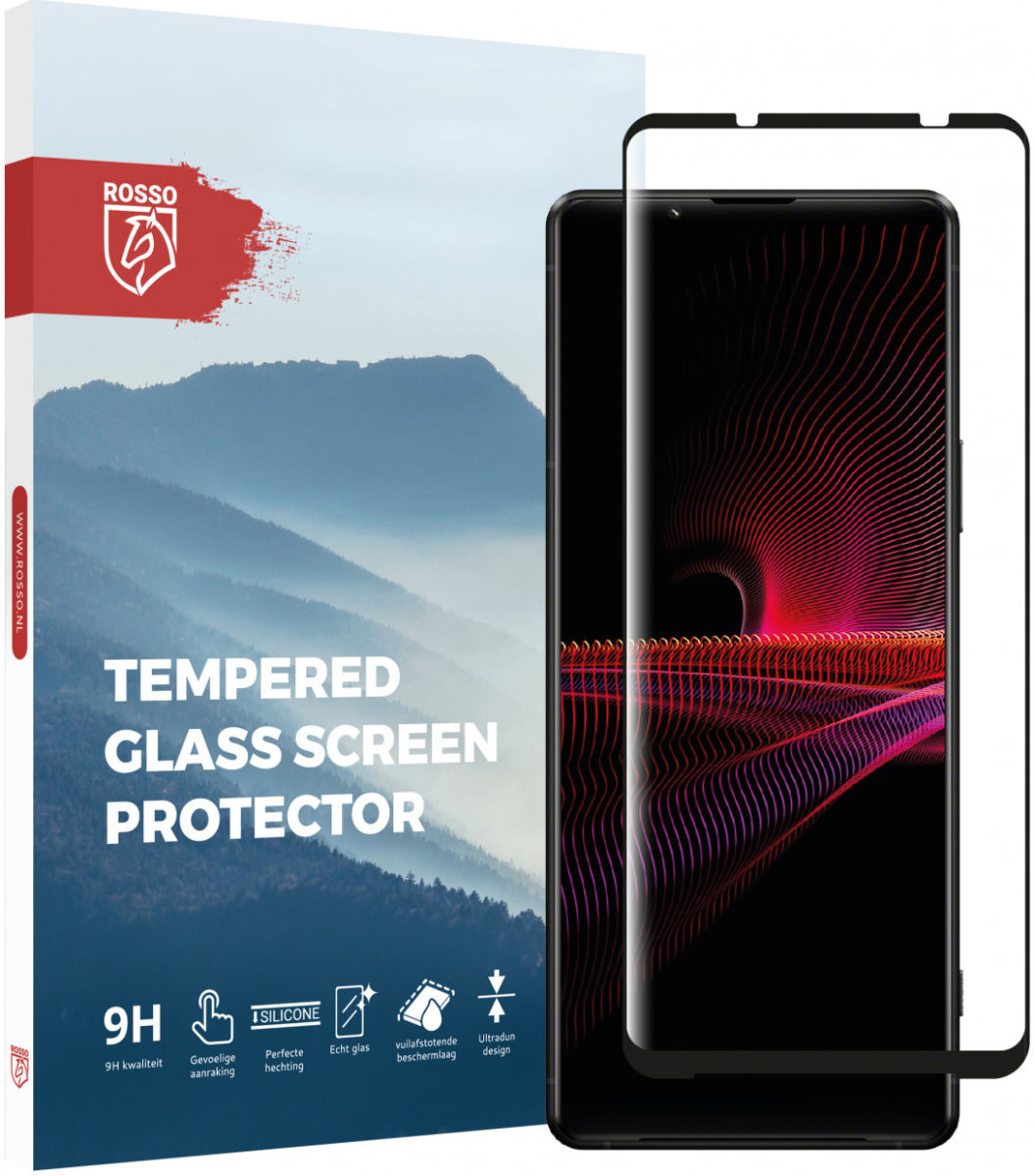 Rosso Sony Xperia 1 III 9H Tempered Glass Screen Protector afbeelding 1