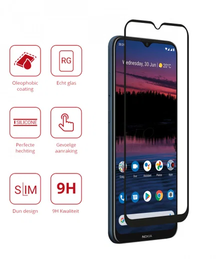 Rosso Nokia G10/G20/Nokia 6.3 9H Tempered Glass Screen Protector afbeelding 2