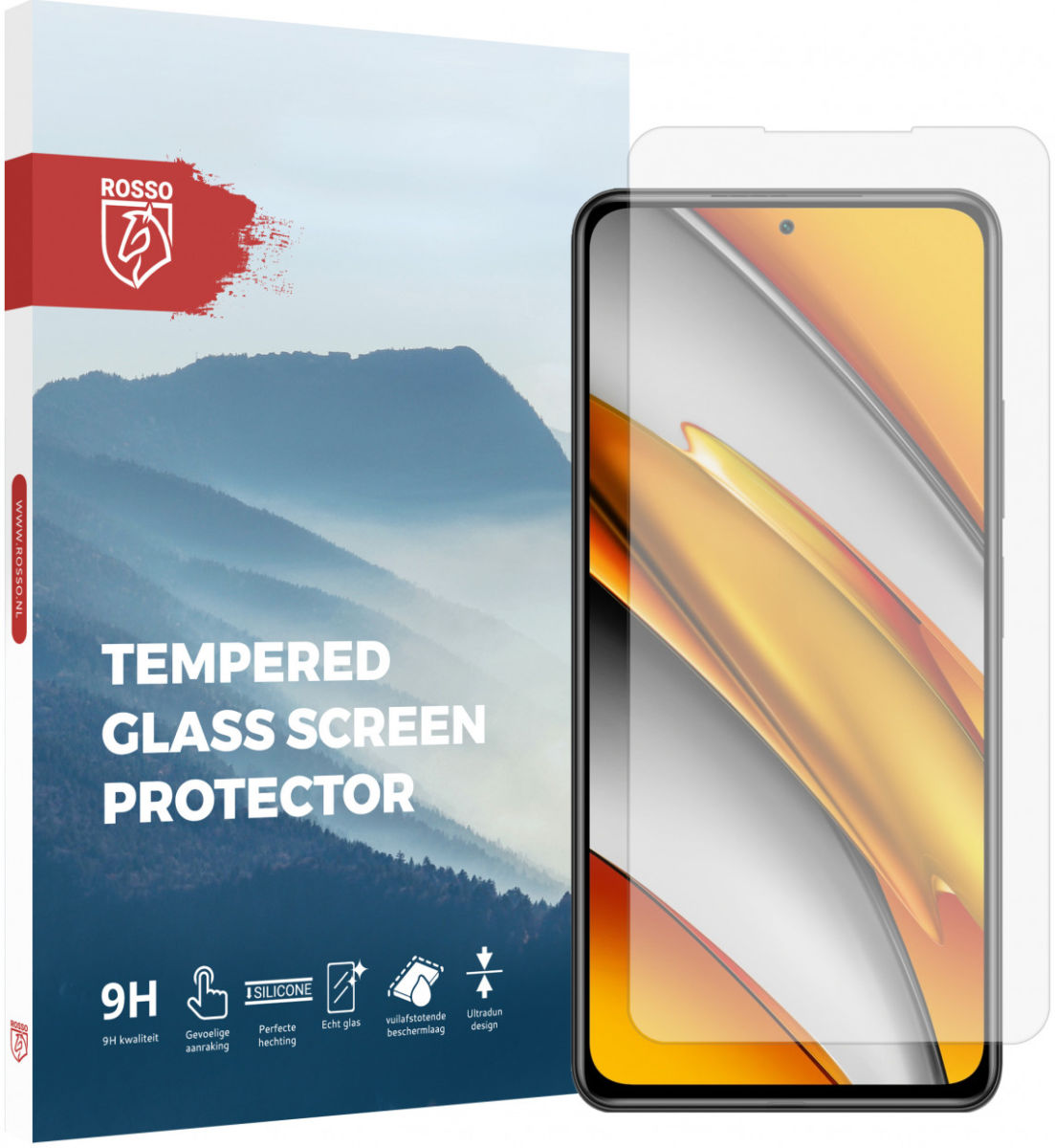 Rosso Xiaomi Poco F3 / Mi 11i 9H Tempered Glass Screen Protector afbeelding 1