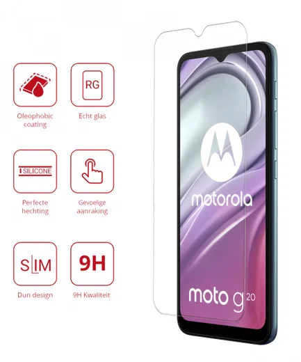 Rosso Motorola Moto G10/G20/G30 9H Tempered Glass Screen Protector afbeelding 2