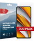 Rosso Xiaomi Poco F3 / Mi 11i Clear Screen Protector Duo Pack afbeelding 1