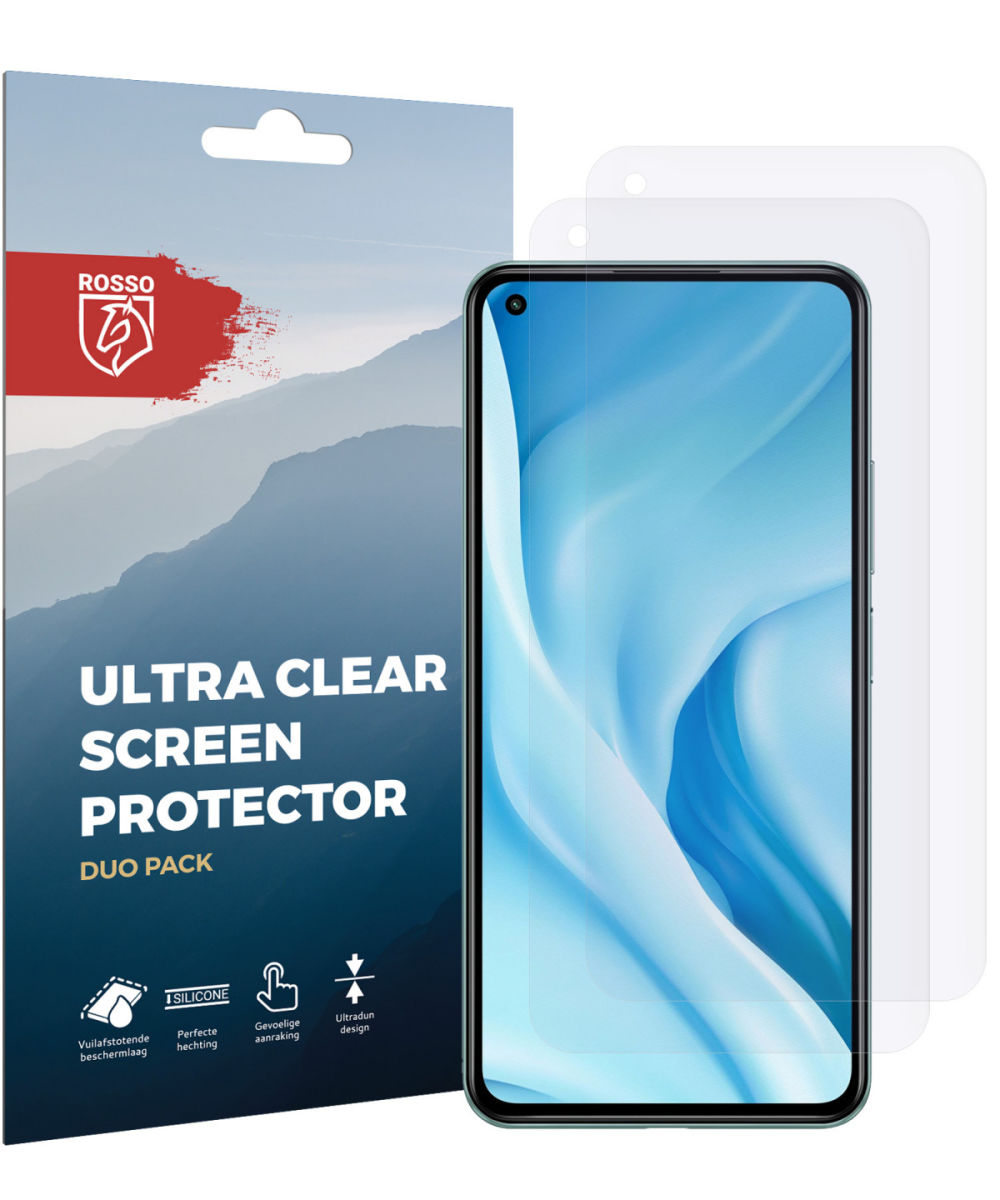 Rosso Xiaomi Mi 11 Lite 4G/5G Ultra Clear Screen Protector Duo Pack afbeelding 9
