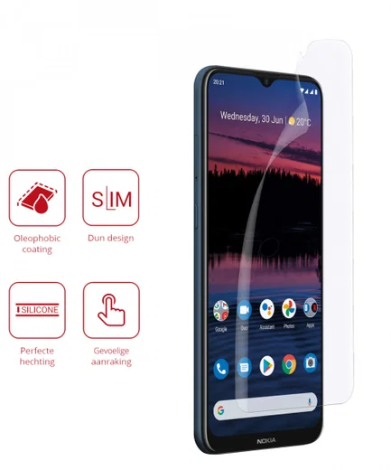 Rosso Nokia G10/G20/Nokia 6.3 Ultra Clear Screen Protector Duo Pack afbeelding 2