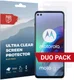 Rosso Motorola Moto G100 Ultra Clear Screen Protector Duo Pack afbeelding 1