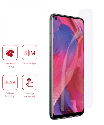 Rosso Oppo A74 5G / A54 5G Ultra Clear Screen Protector Duo Pack afbeelding 2