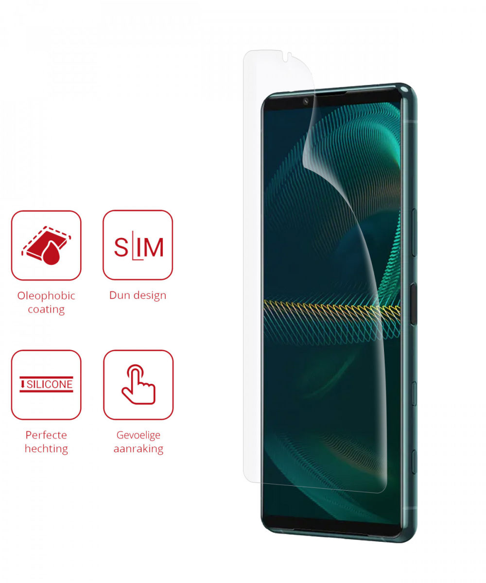 Rosso Sony Xperia 5 III Ultra Clear Screen Protector Duo Pack afbeelding 2