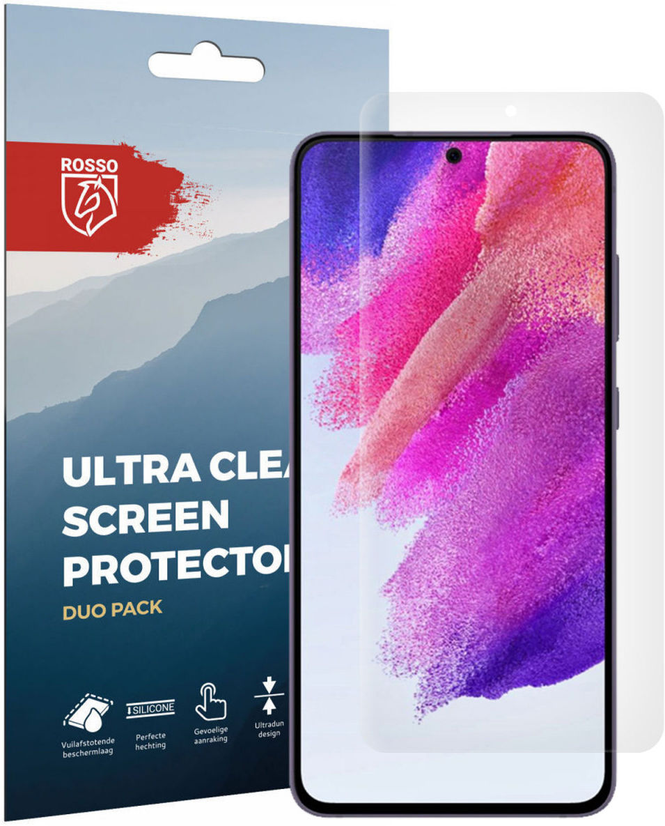 Rosso Samsung Galaxy S21 FE Ultra Clear Screen Protector Duo Pack afbeelding 1