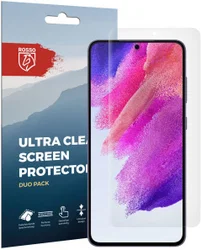 Rosso Samsung Galaxy S21 FE Ultra Clear Screen Protector Duo Pack afbeelding