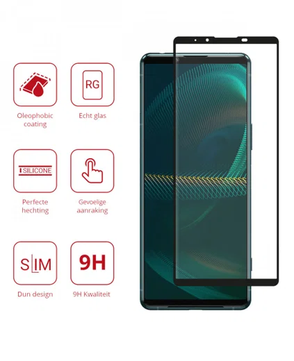 Rosso Sony Xperia 5 III 9H Tempered Glass Screen Protector afbeelding 2