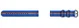 Origineel Samsung Premium Nato Universeel Watch 20MM Bandje Blauw afbeelding 4