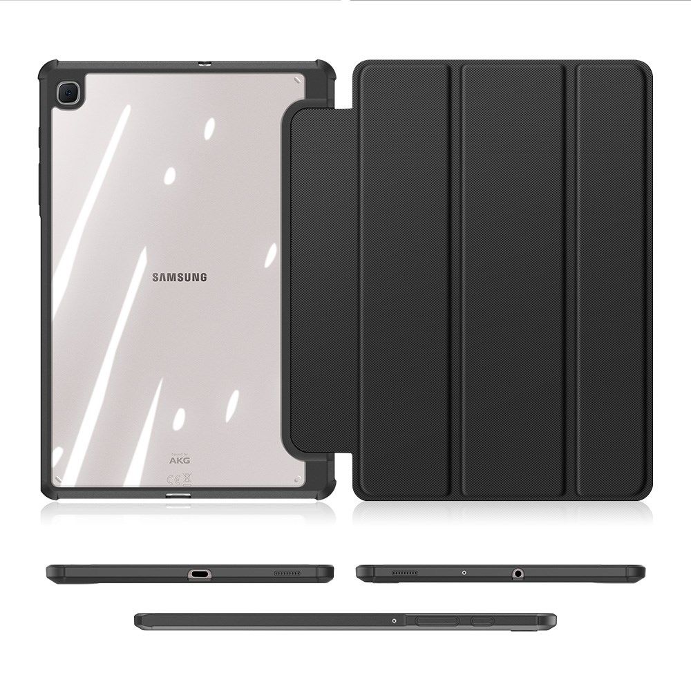 Dux Ducis Toby Samsung Galaxy Tab S6 Lite Hoes Tri-Fold Bookcase Zwart afbeelding 7